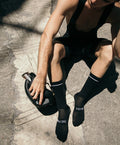 Oliver Otto Black Cycling Socks