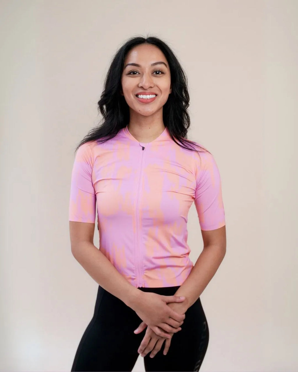 Samsara Endurance Cycling Jersey - Creamsicle