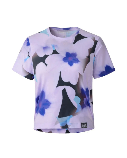 Technical Crop Tee - Power Primrose