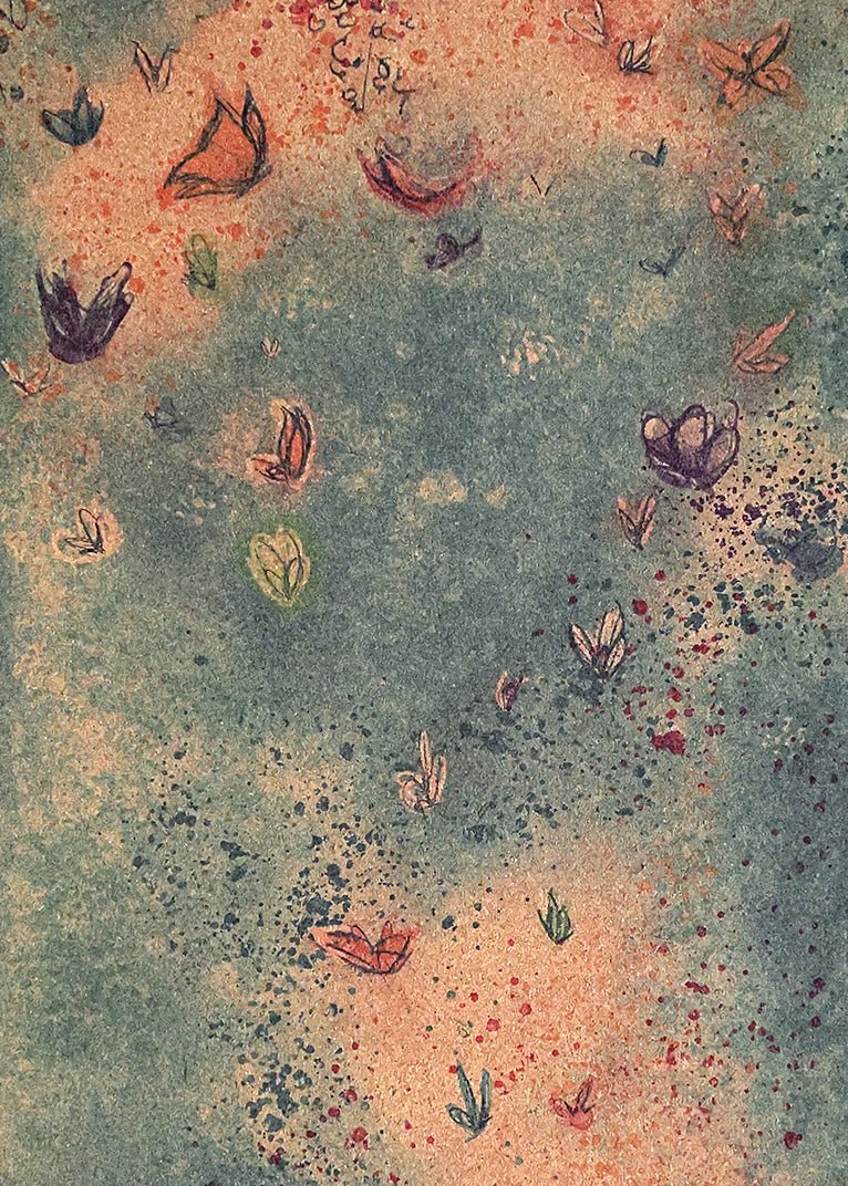 iláSTRATE Essence of Spring Cork Yoga Mat