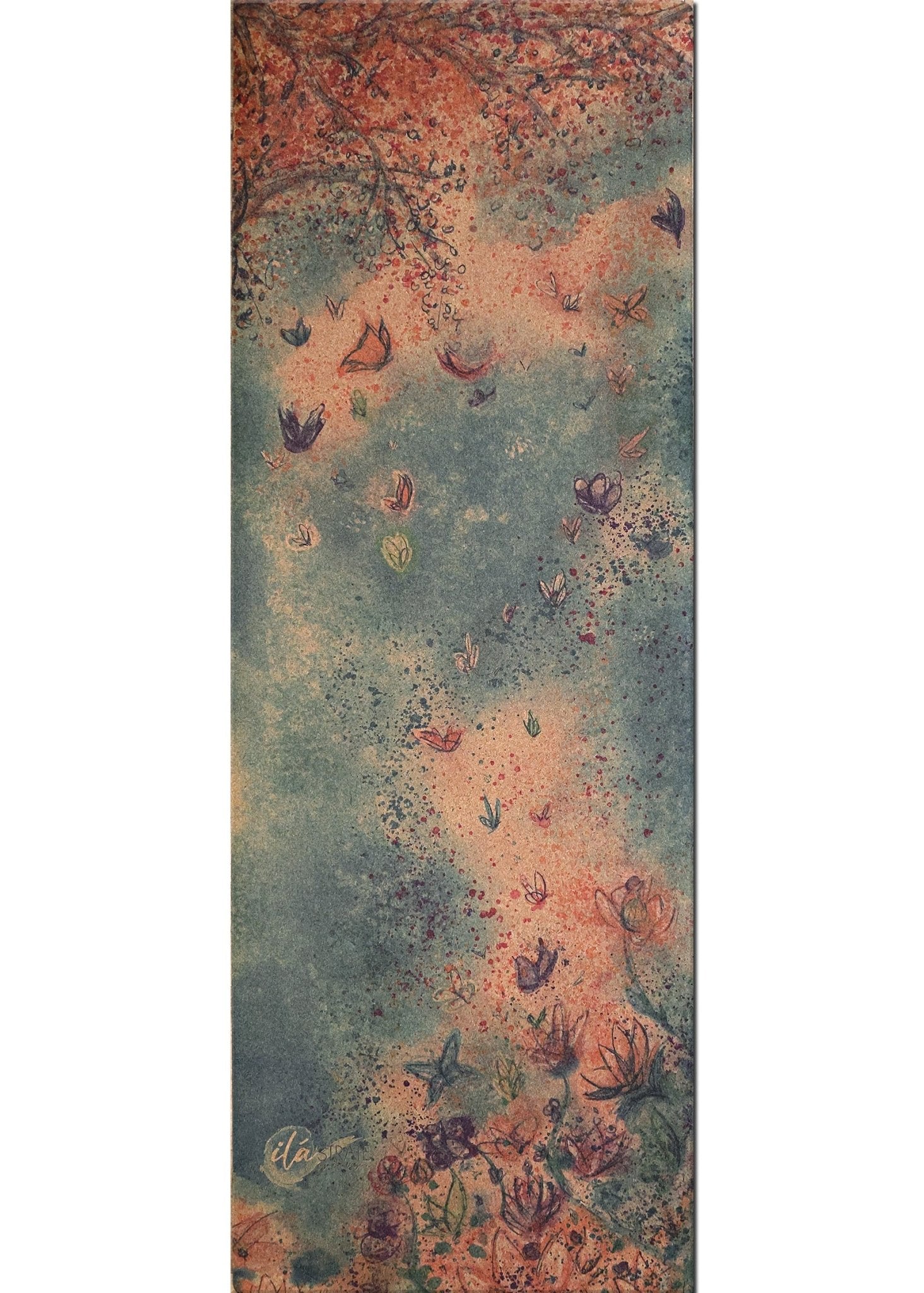 iláSTRATE Essence of Spring Cork Yoga Mat