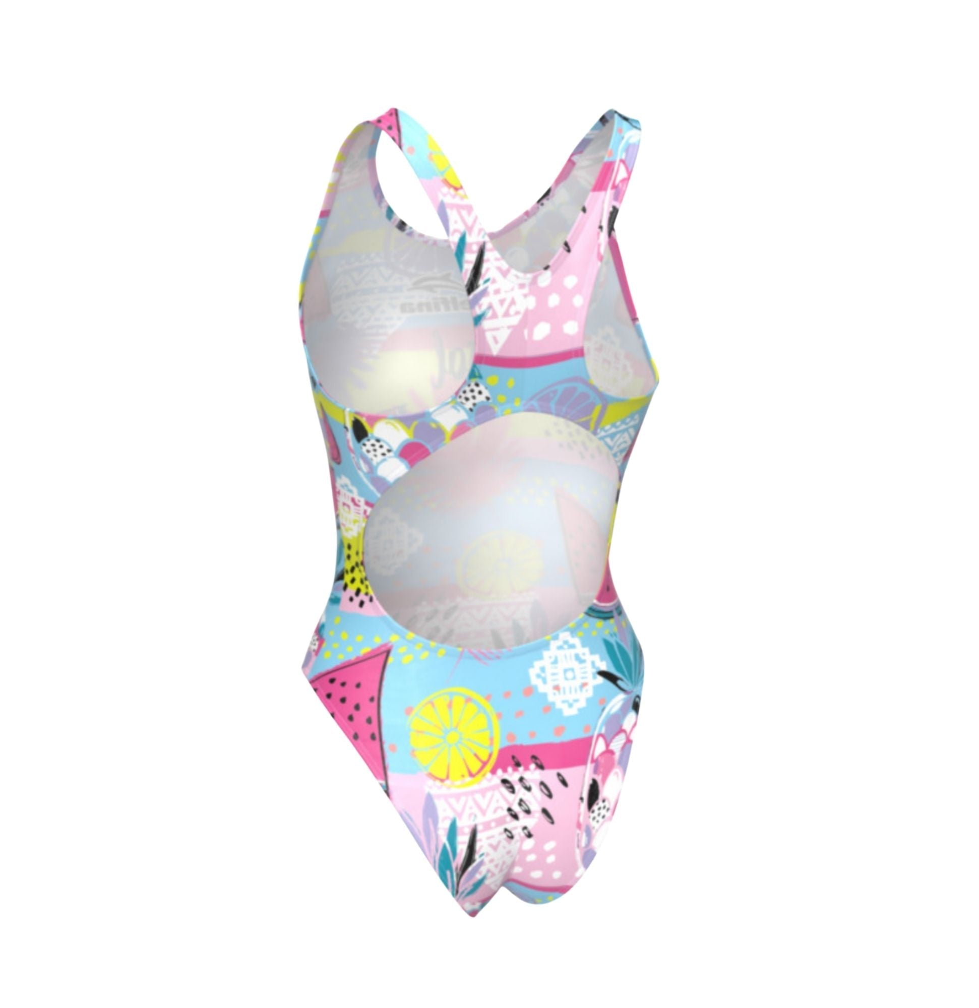 FUNNY TROPICS WOMEN'S XBACK SWIMSUIT