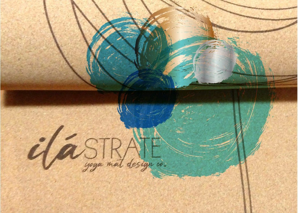 iláSTRATE Cork Yoga Block