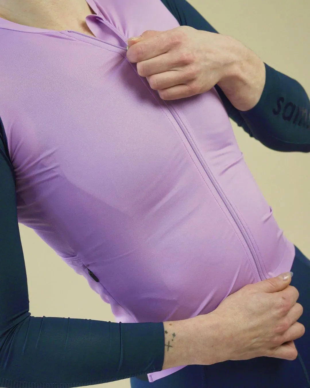 Samsara Endurance Long Sleeve Jersey - Deep Sea Orchid