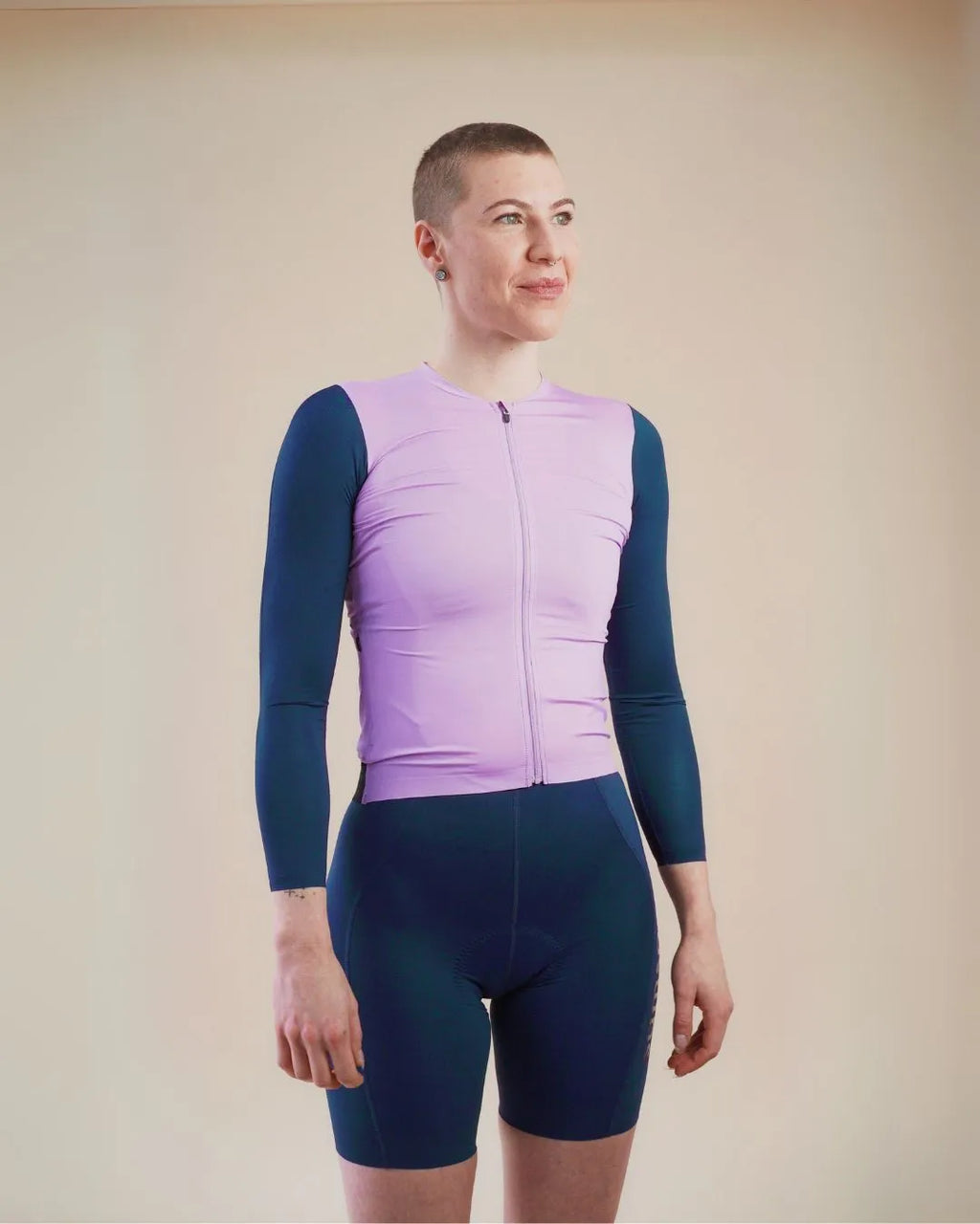 Samsara Endurance Long Sleeve Jersey - Deep Sea Orchid