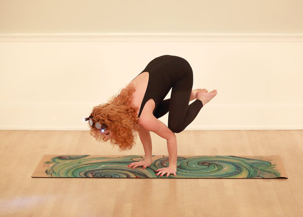 Surf Hand Painted Cork Yoga Mat