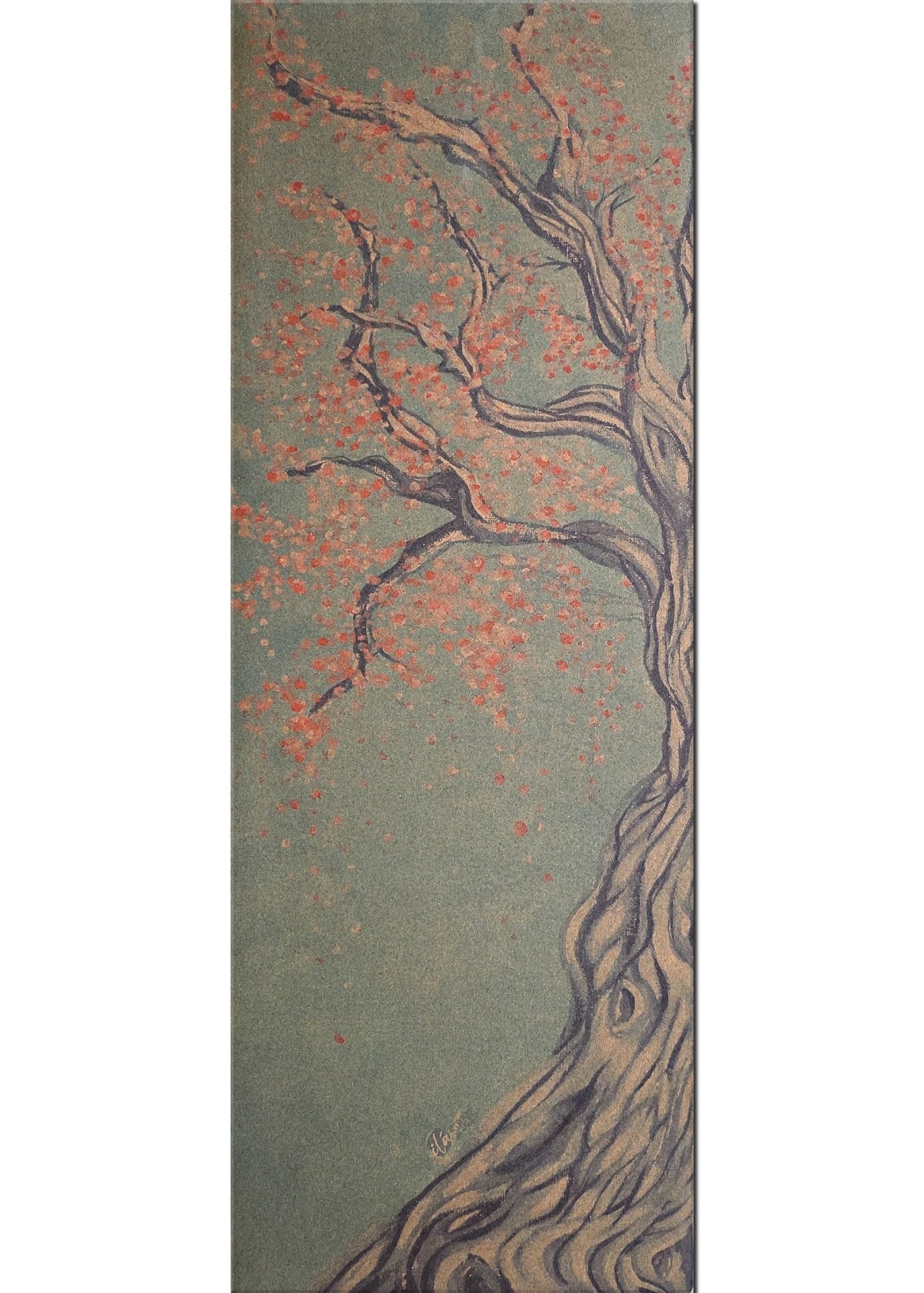 iláSTRATE Tree Pose Cork Yoga Mat