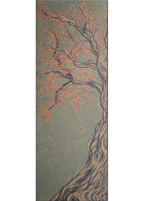iláSTRATE Tree Pose Cork Yoga Mat