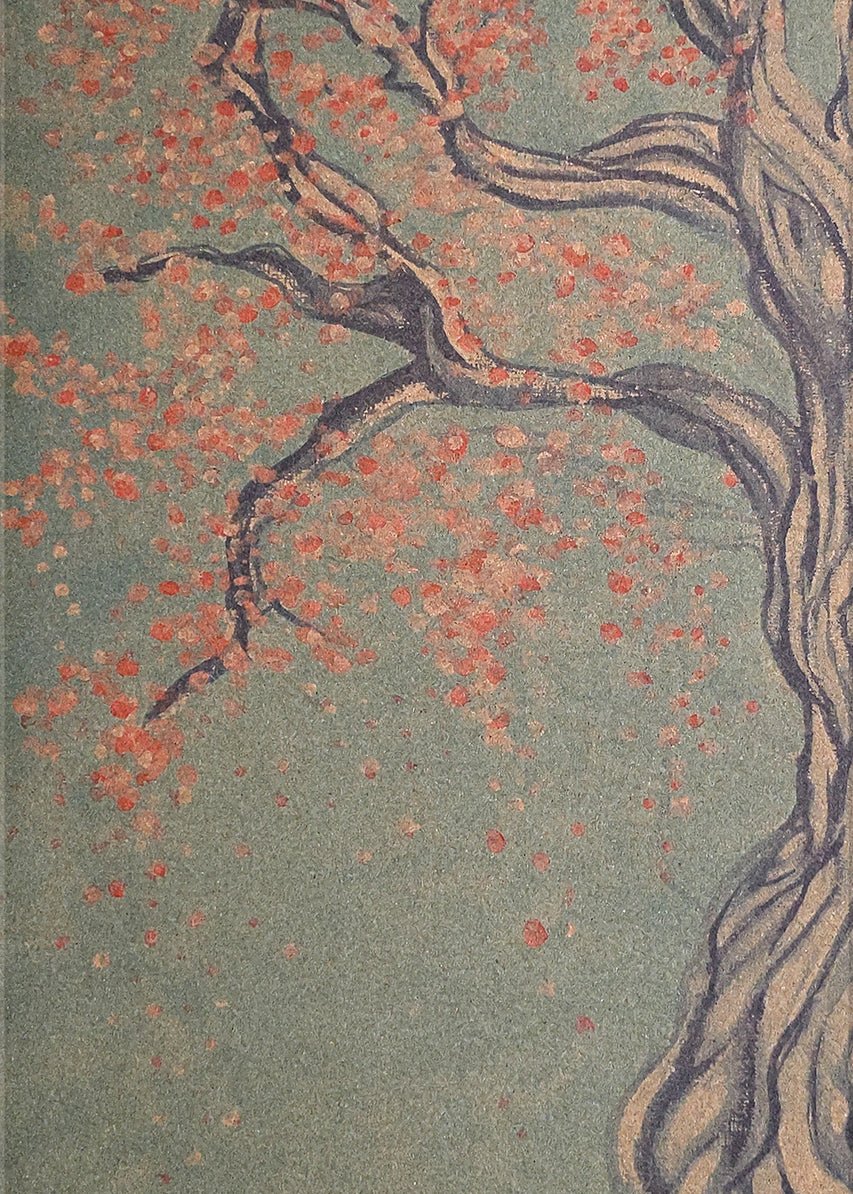 iláSTRATE Tree Pose Cork Yoga Mat