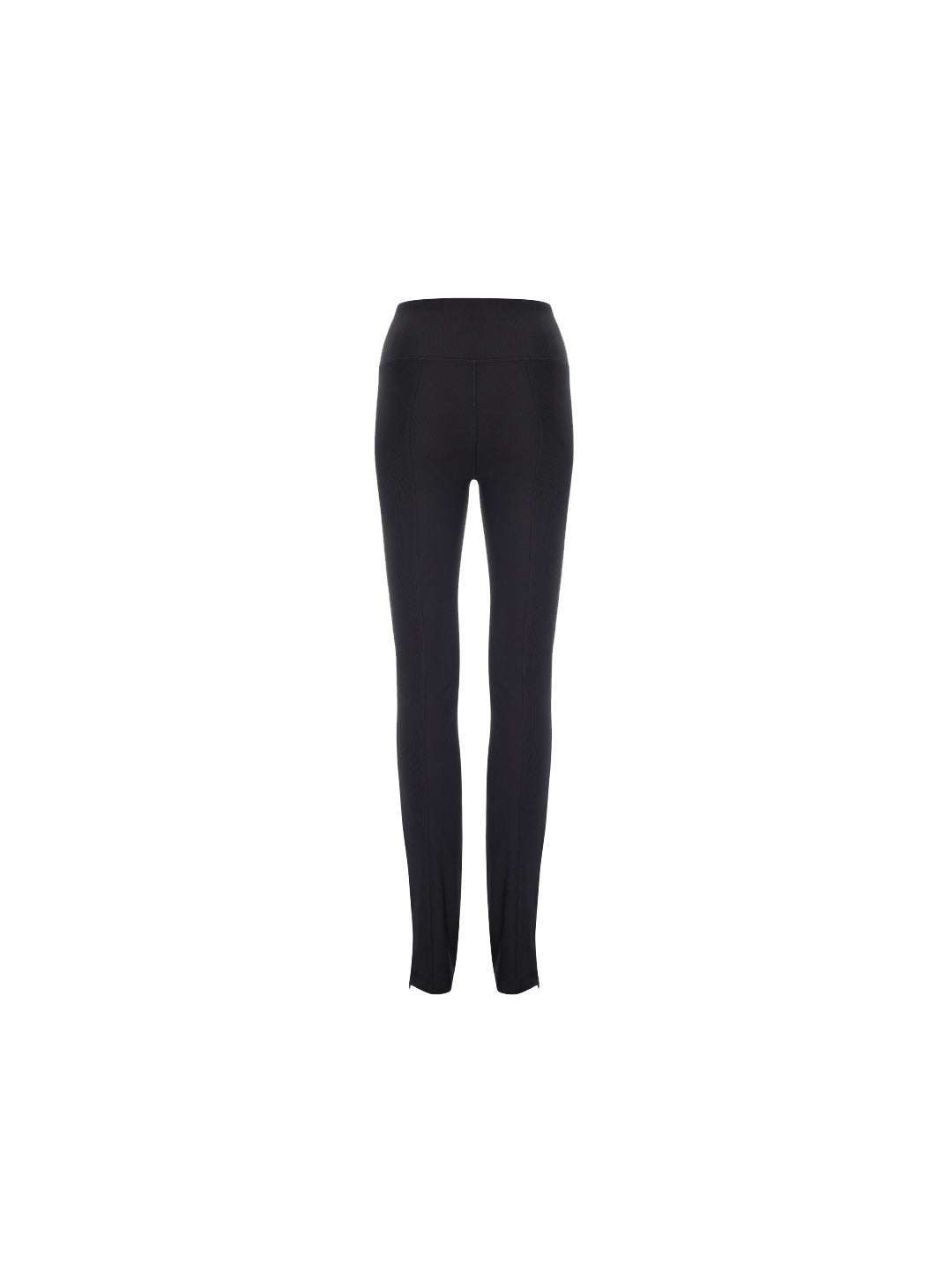 Zip Flare Ribbed Leggings