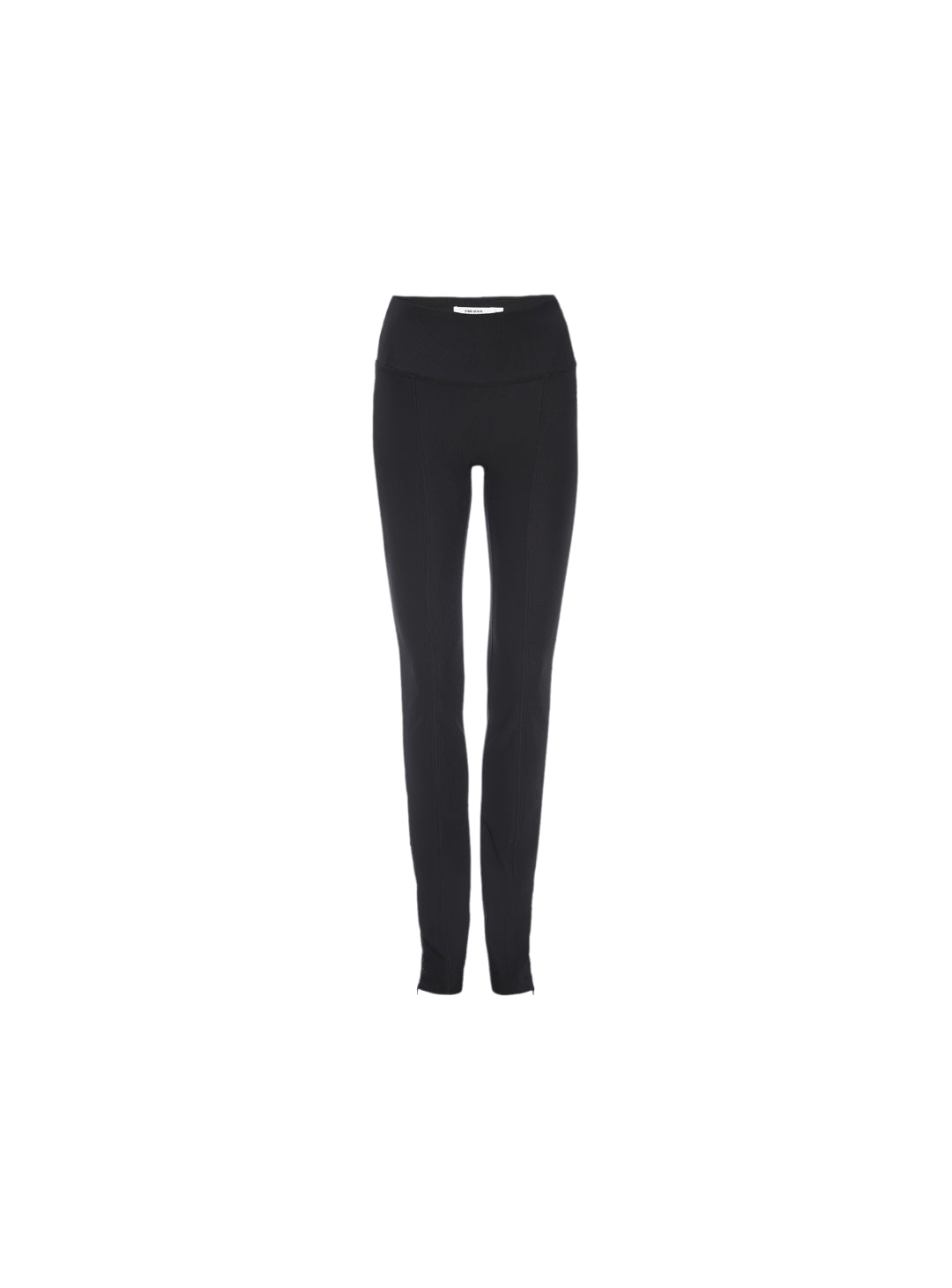 Zip Flare Ribbed Leggings